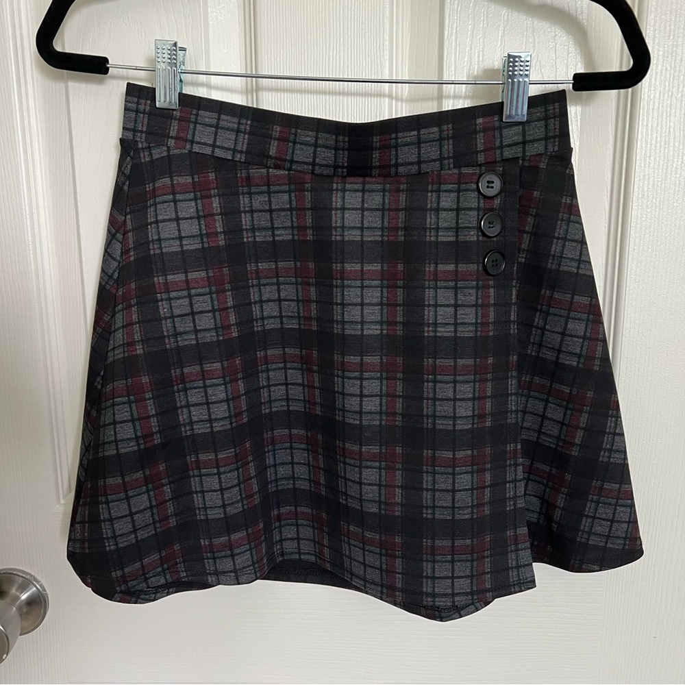 Tilly’s Full Tilt Plaid Wrap Skirt - Size Small